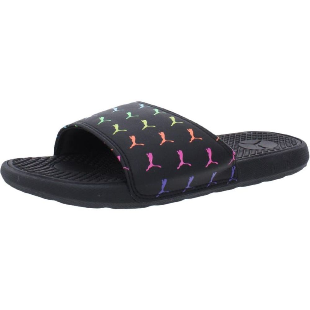 Puma Womens Printed Slip On Open Toe Flip-Flops Shoes BHFO 4779 Used